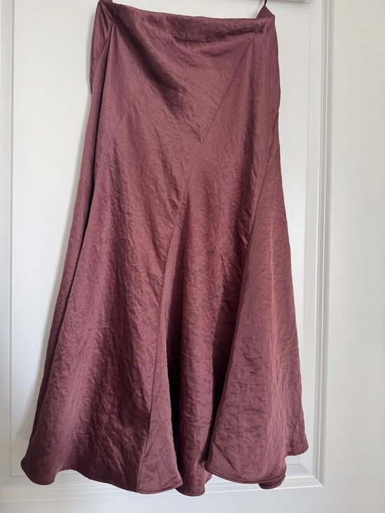 Madewell Dresses & Skirts - NWT! MADEWELL Women’s Bias-Cut Slip Midi Skirt in Satin, Burnt Soil, Size 2